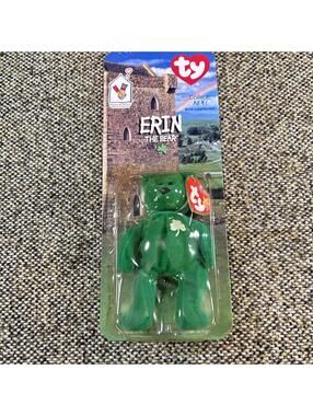 Ty Beanie Babies Erin The Bear Plush Toy McDonald's 1999